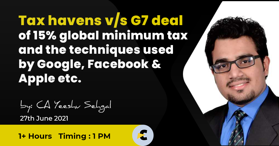 Tax havens v/s G7 deal of 15% global minimum tax 