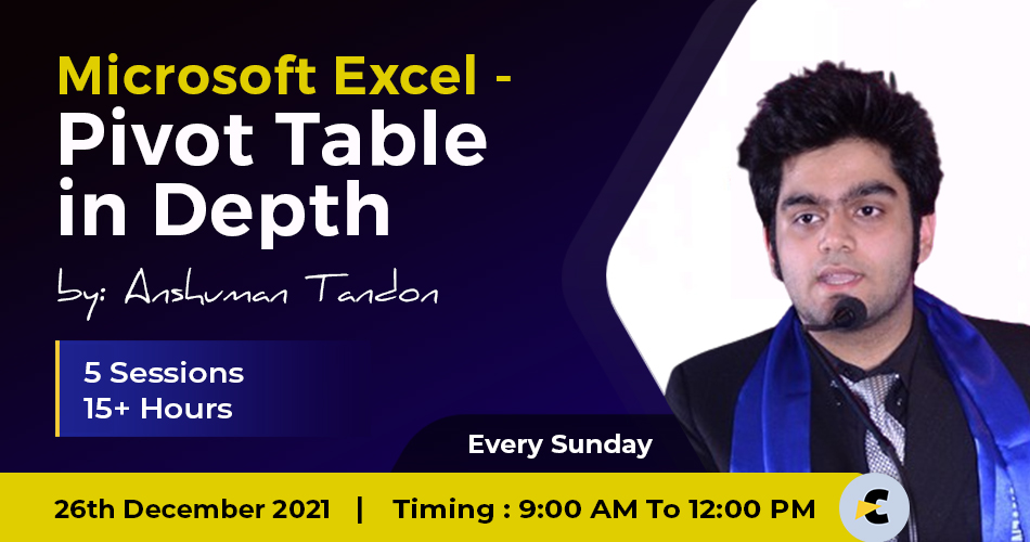 Microsoft Excel - Pivot Table in Depth		