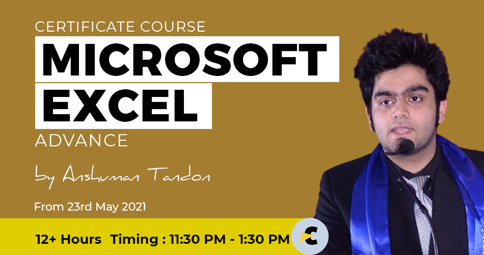 Microsoft Excel - Advance course
