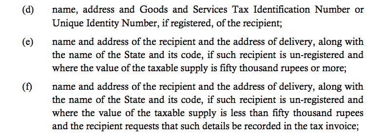 tax invoice in GST