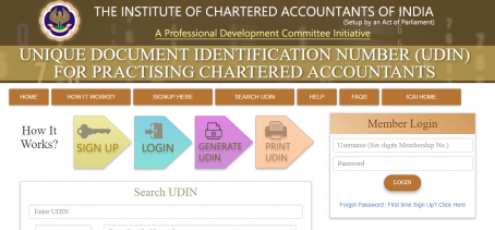 UDIN - Unique Document Identification Number - An initiative of PD Committee, ICAI - Google Chrome 2018-07-12 12.09.00