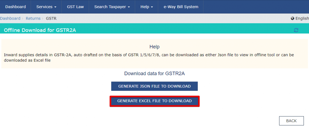 GSTR 2A in Excel