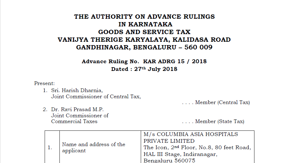 Services provided by the corporate office is supply: AAR