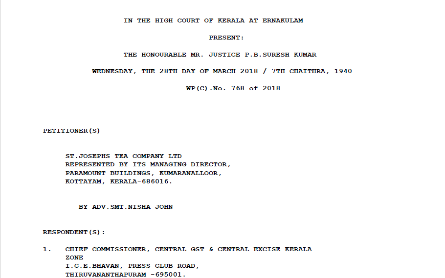 High Court allows the Taxpayer to comply with the Compliances