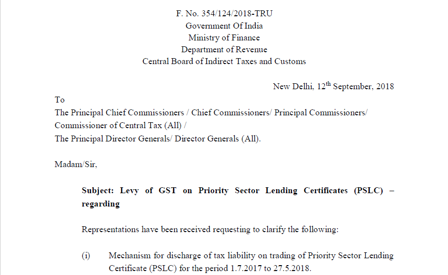Circular No.62/36/2018-GST