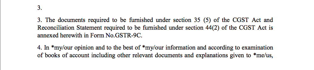 GST Audit certificate 002
