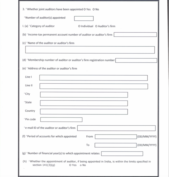 NFRA Form 1