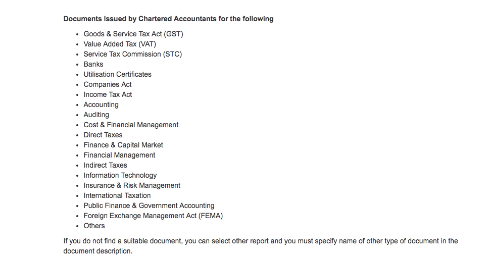 UDIN for chartered accountants