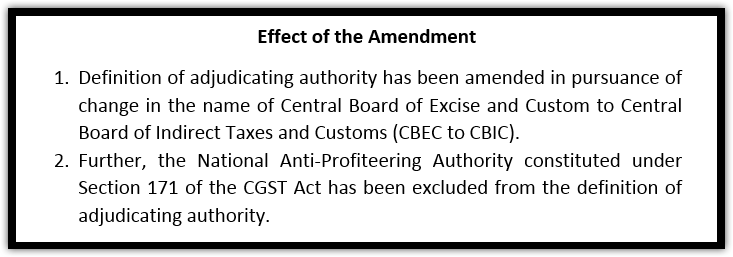 CGST Amendment Act 2018