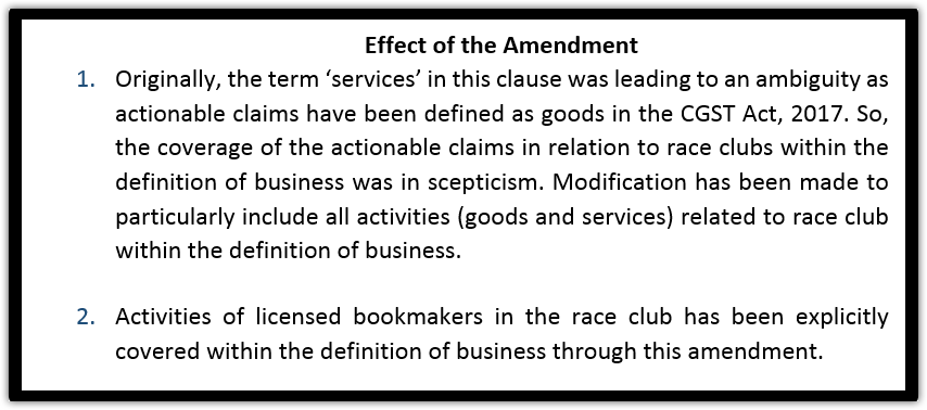 CGST Amendment Act 2018