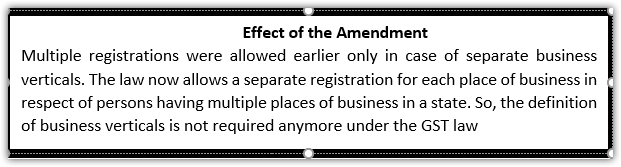 CGST Amendment Act 2018
