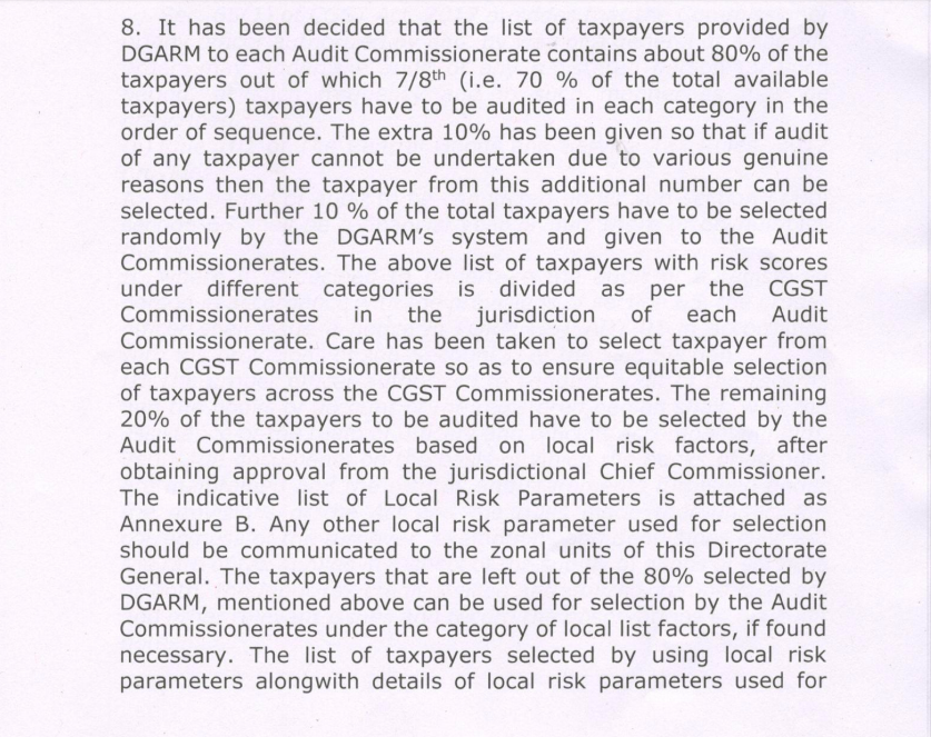 audit plan by deptt