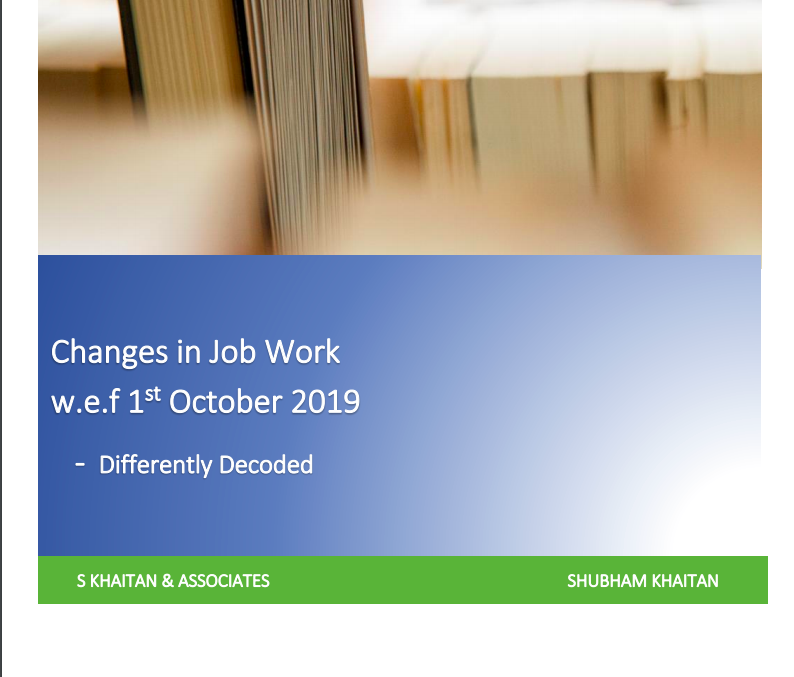 changes in job work rates 