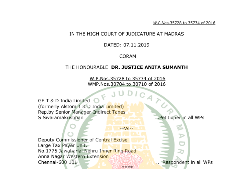 No GST on Notice pay: Madras High Court