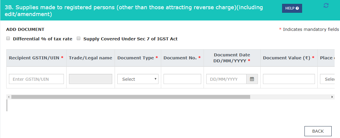 new GST return is live on the portal