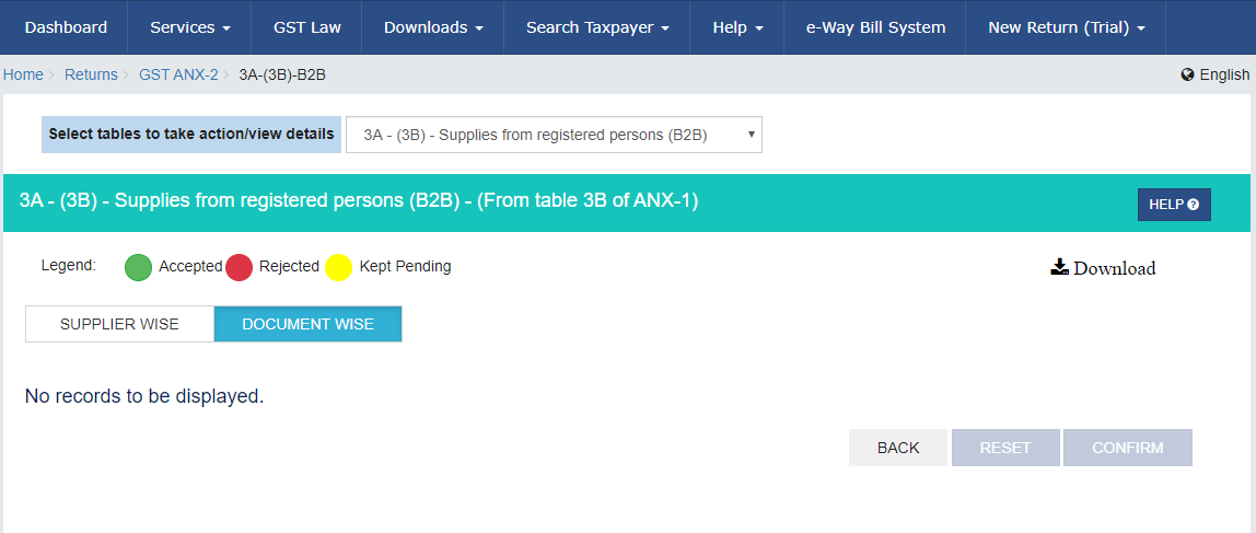 new GST return is live on the portal