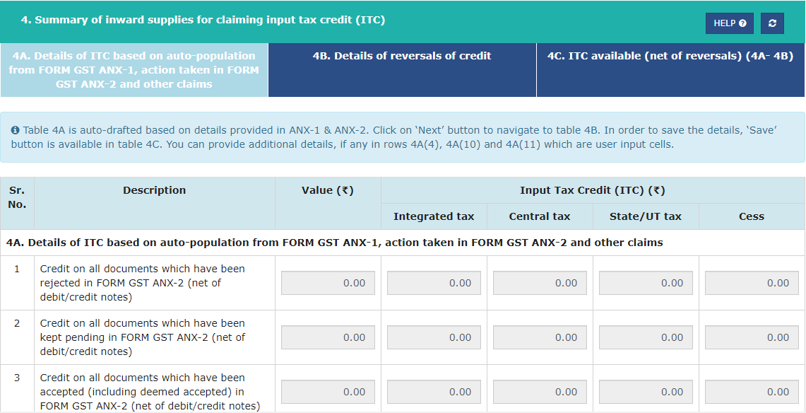new GST return is live on the portal