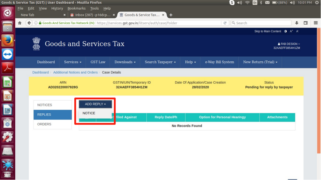 SOP for Taxpayers-How to furnish a reply in ASMT-11 against a Notice in ASMT-10