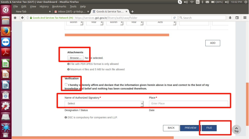 SOP for Taxpayers-How to furnish a reply in ASMT-11 against a Notice in ASMT-10