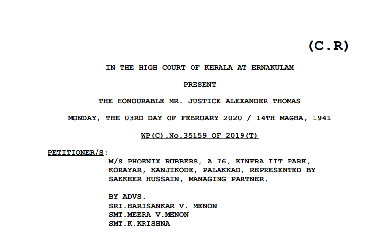 GST Registration can be Cancelled for not Furnishing Returns for a continuous period of Six Months: Kerala HC