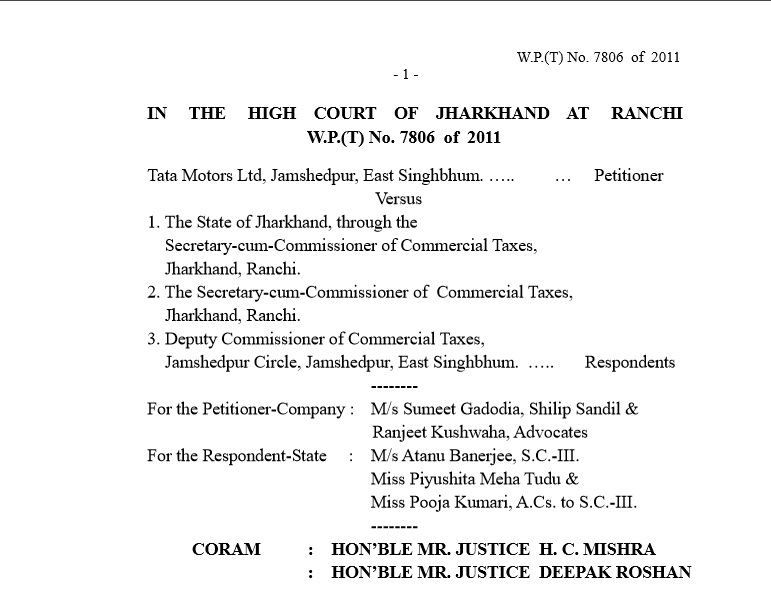 Provision including Trade Discounts / Incentives in Sale and Determination of Taxable Turnover is Ultra Vires: Jharkhand HC