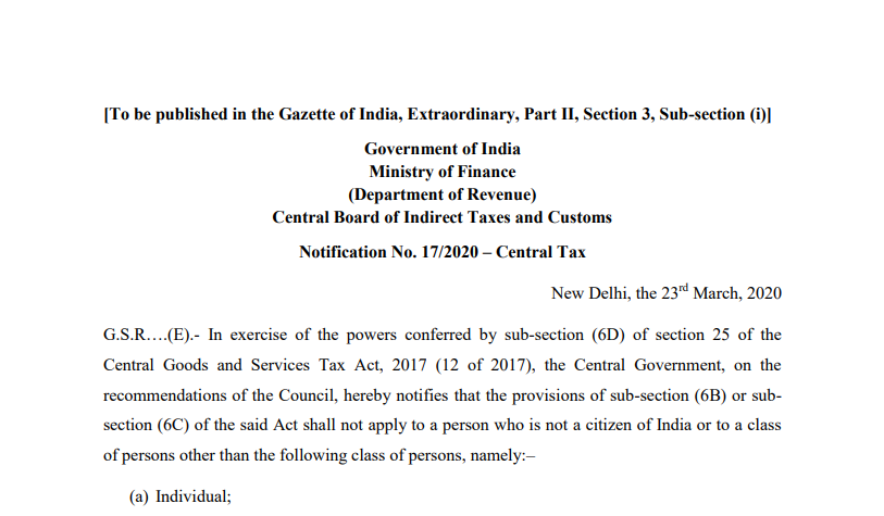 Provisions of Clause 6(B) & 6(C) of Section 25 shall not apply to a certain person