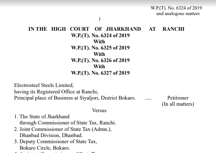 Garnishee proceeding against a company after insolvency, upheld by Ranchi High Court