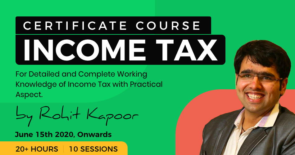 certificate course in Income Tax