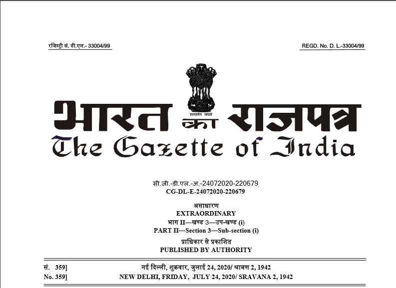 MCA Notifies Companies (Indian Accounting Standards) Amendment Rules, 2020. 
