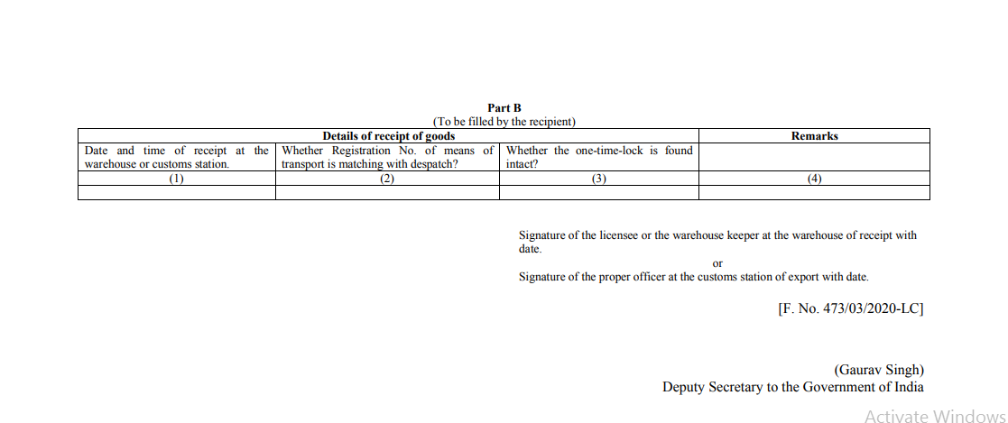 Notification No. 75/2020-Customs (N.T.)