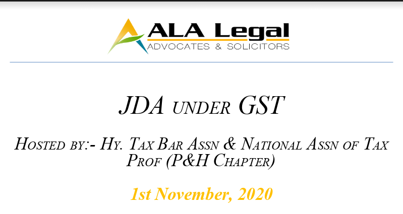 JDA Under GST