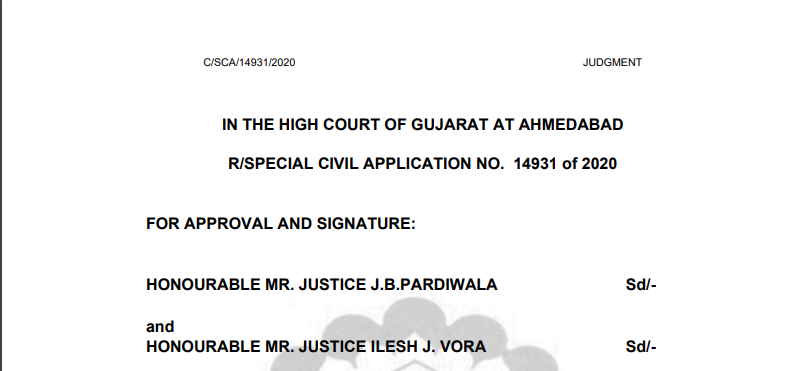 Gujarat HC in the case of Nipun A Bhagat, Proprietor of Steel Kraft Industries Versus State of Gujarat