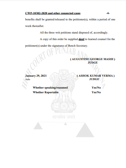 Punjab & Haryana HC in the case of Genpact India Pvt. Ltd. Versus Union of India