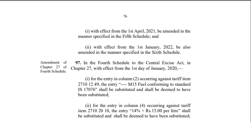 Amendments to GST Acts through Finance Bill 2021. 