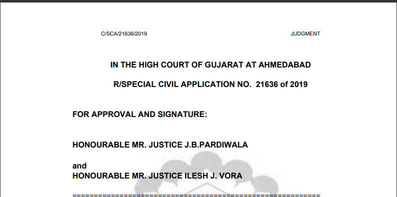 Gujarat HC in the case of Messrs Mahalaxmi Rubtech Ltd. Versus Union of India