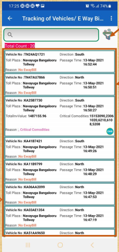 E Way Bill And Vehicle Tracking Module: NIC. 