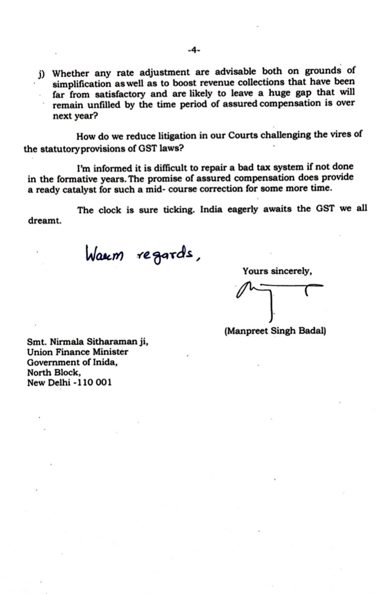 Need for a Serious Midterm Correction in GST.