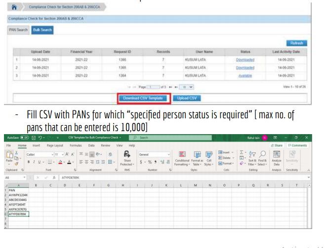 Step by Step Process to Follow the Compliances for Section 206AB & 206AA