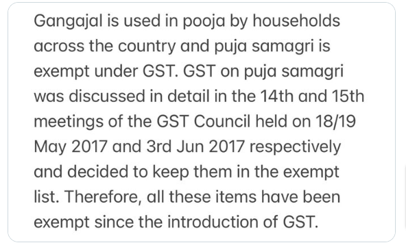 CBIC-on-X-Clarification-regarding-certain-media-reports-on-applicability-of-GST-on-Gangajal-https-t-co-t598ahN07x-X