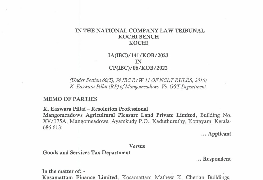 NCLAT interplay with GST judgment on search by GST deptt 
